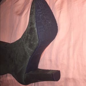 Green Thigh High Boots